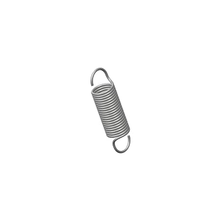 Extension Spring, O=2.000, L= 8.00, W= .207